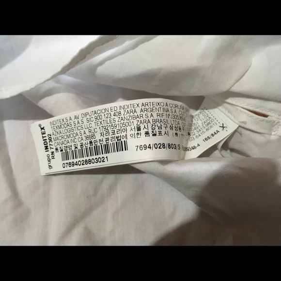 Zara traufaluc contrast full grey and white sz S - Picture 4 of 7